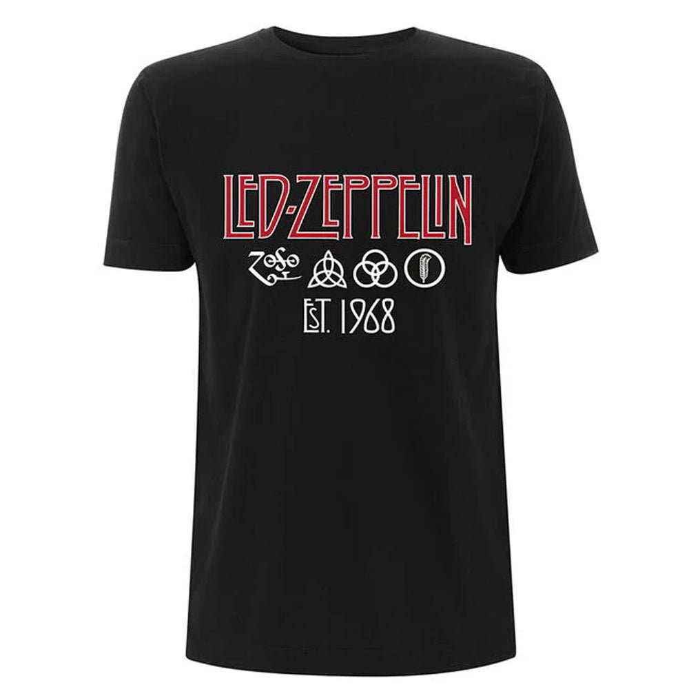 LED ZEPPELIN レッドツェッペリン (公式 映画公開 記念 ) - SYMBOLS EST 68 / Tシャツ / メンズ - PGS